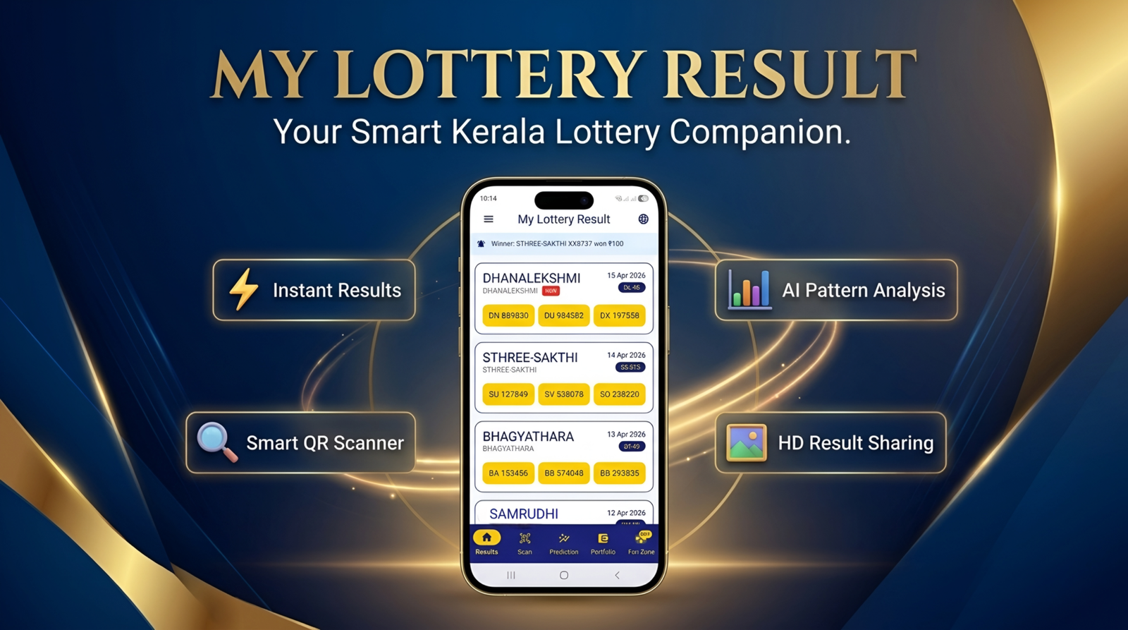 My Lottery Result Android App